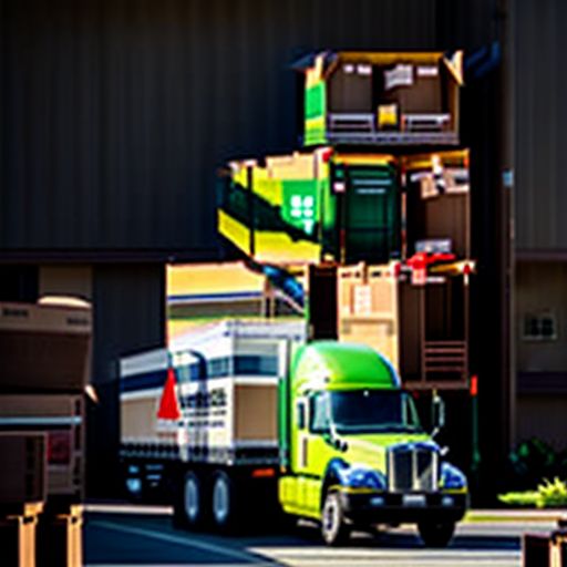 Moving truck with Adams Moving and Storage logo